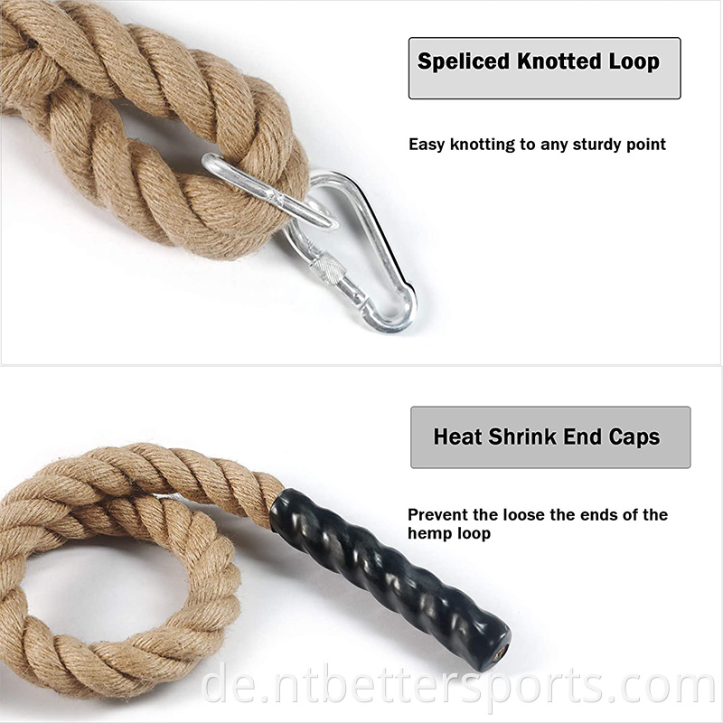 ropes for exercising	